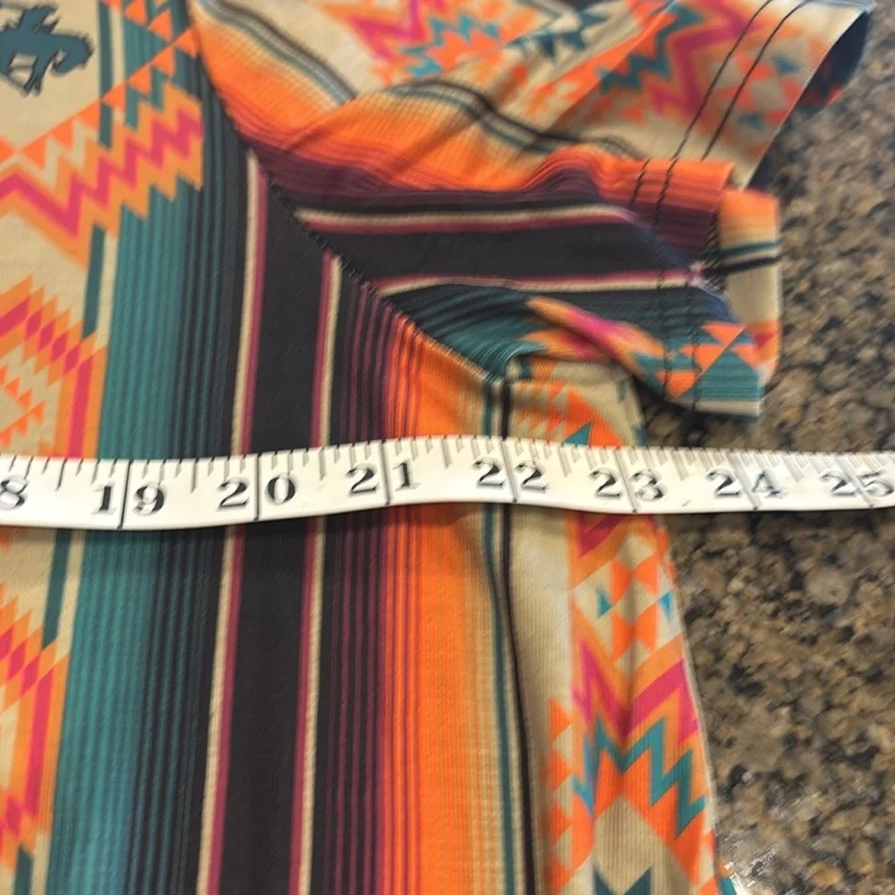 Colorful Geometric Pattern Dress - Picture 8 of 9